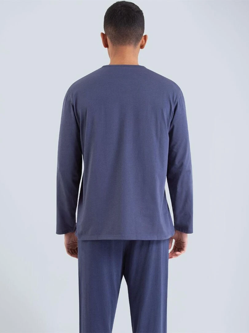 Pyjama long homme Chic   Bleu marine