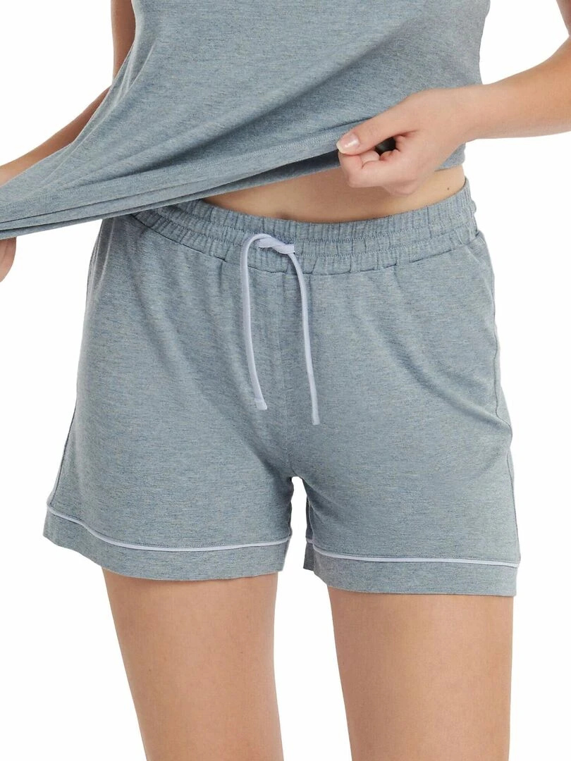 Bas pyjama short Laura Gris