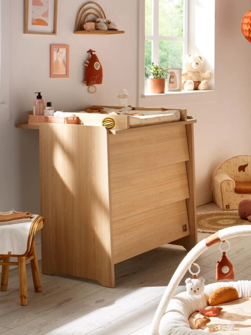 Plan à langer pour commode jusqu'à 15 kg   SAUTHON   Marron