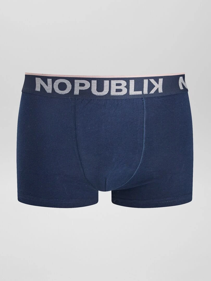 Lot de 3 boxers 'No Publik'   Rose