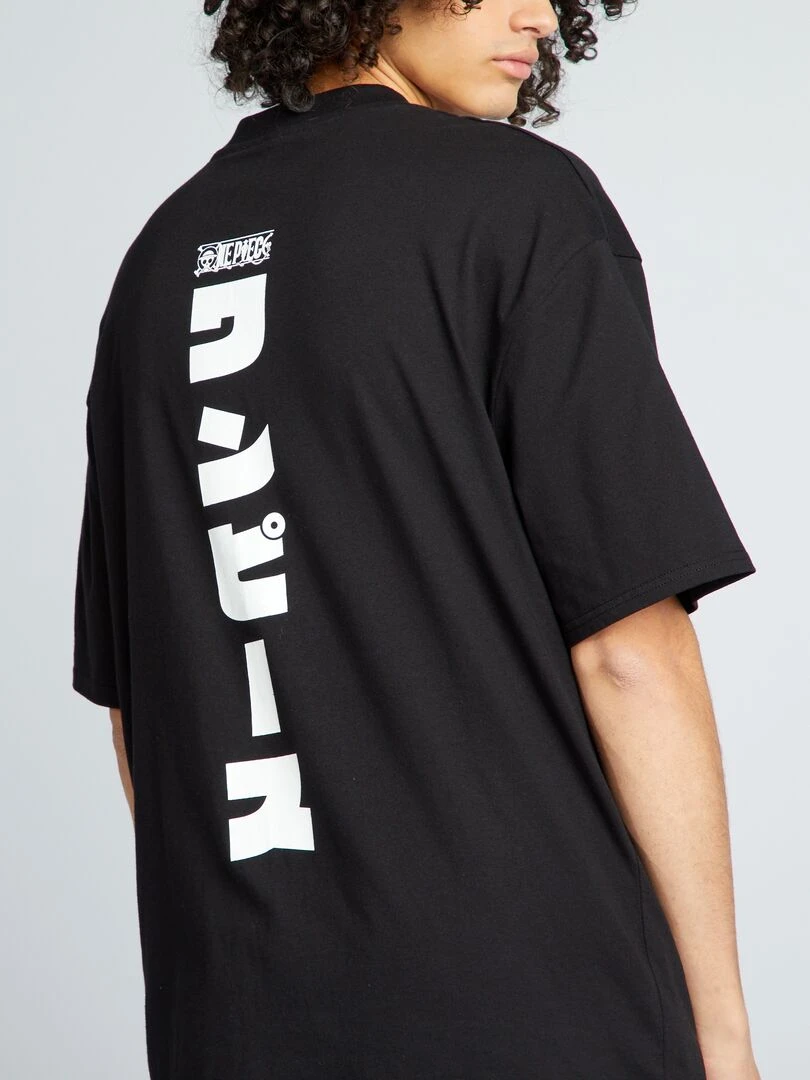 T shirt oversize 'One Piece'   noir