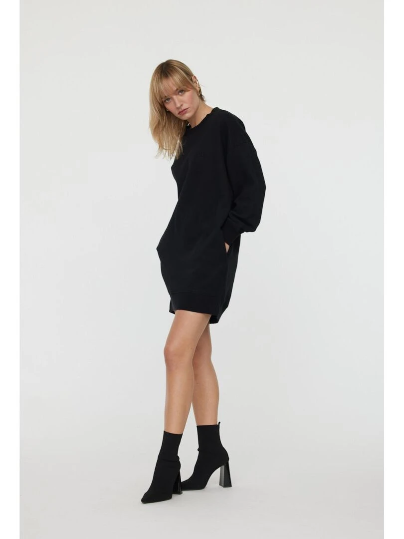 Lee Cooper Robe manches longues coton LAILOU Noir