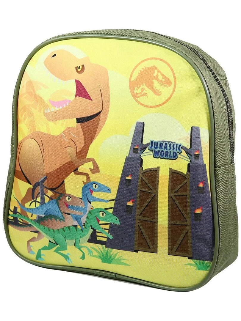 BAGTROTTER Sac à dos gouter 24 cm maternelle Jurassic World Dinosaure Jaune Jaune