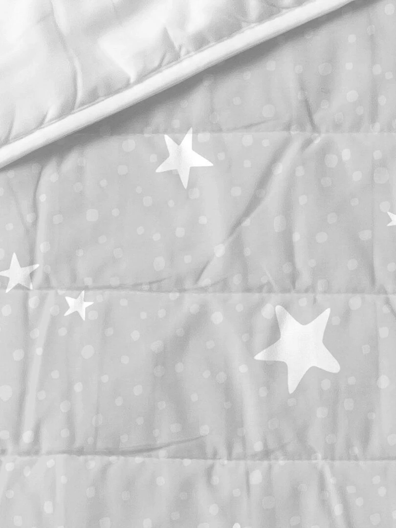 Couvre lit Little star "Happyfriday" Gris
