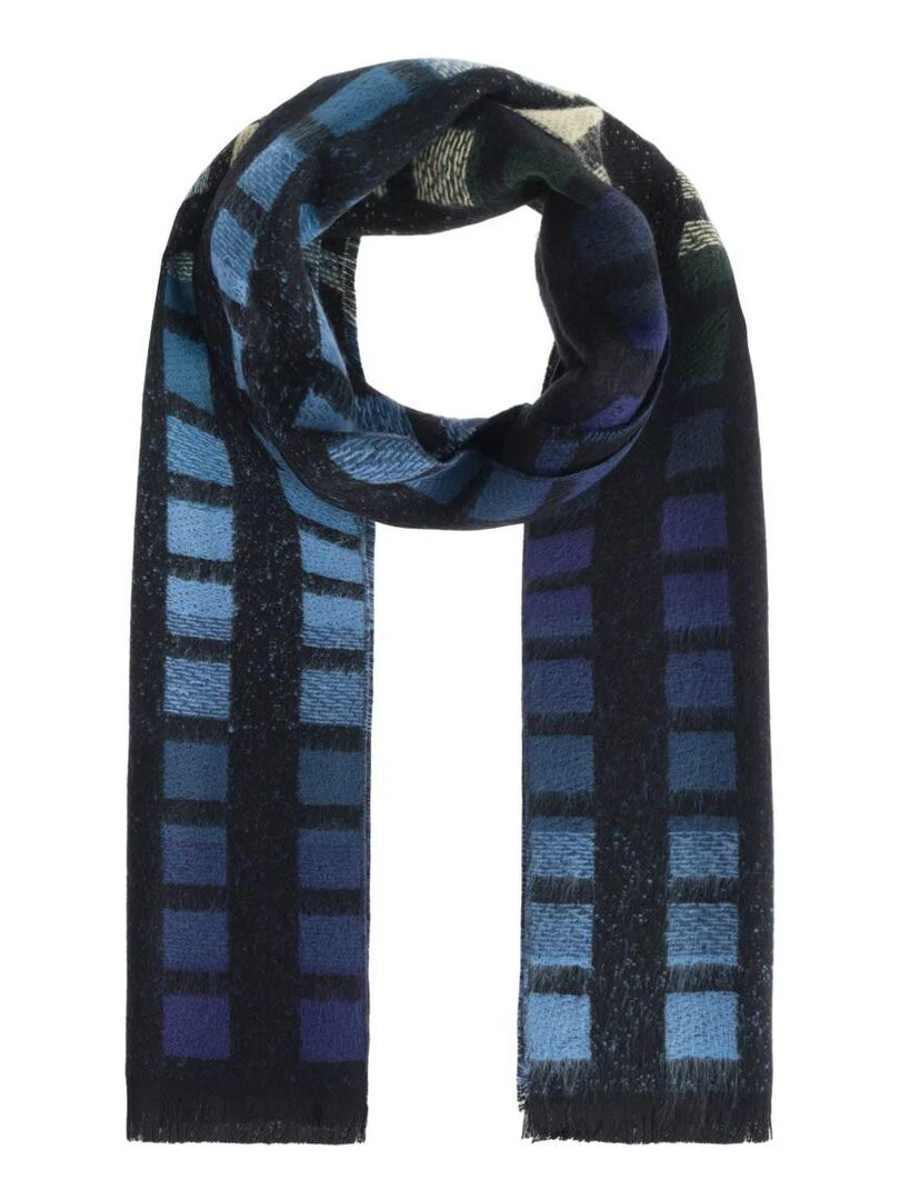 Echarpe Ettore Fabriqué en France Bleu marine