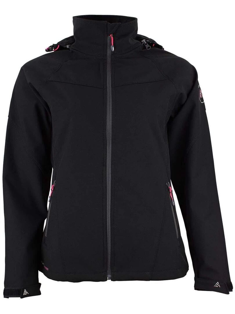 Blouson softshell femme ACELSIOR PEAK MOUNTAIN Noir Noir