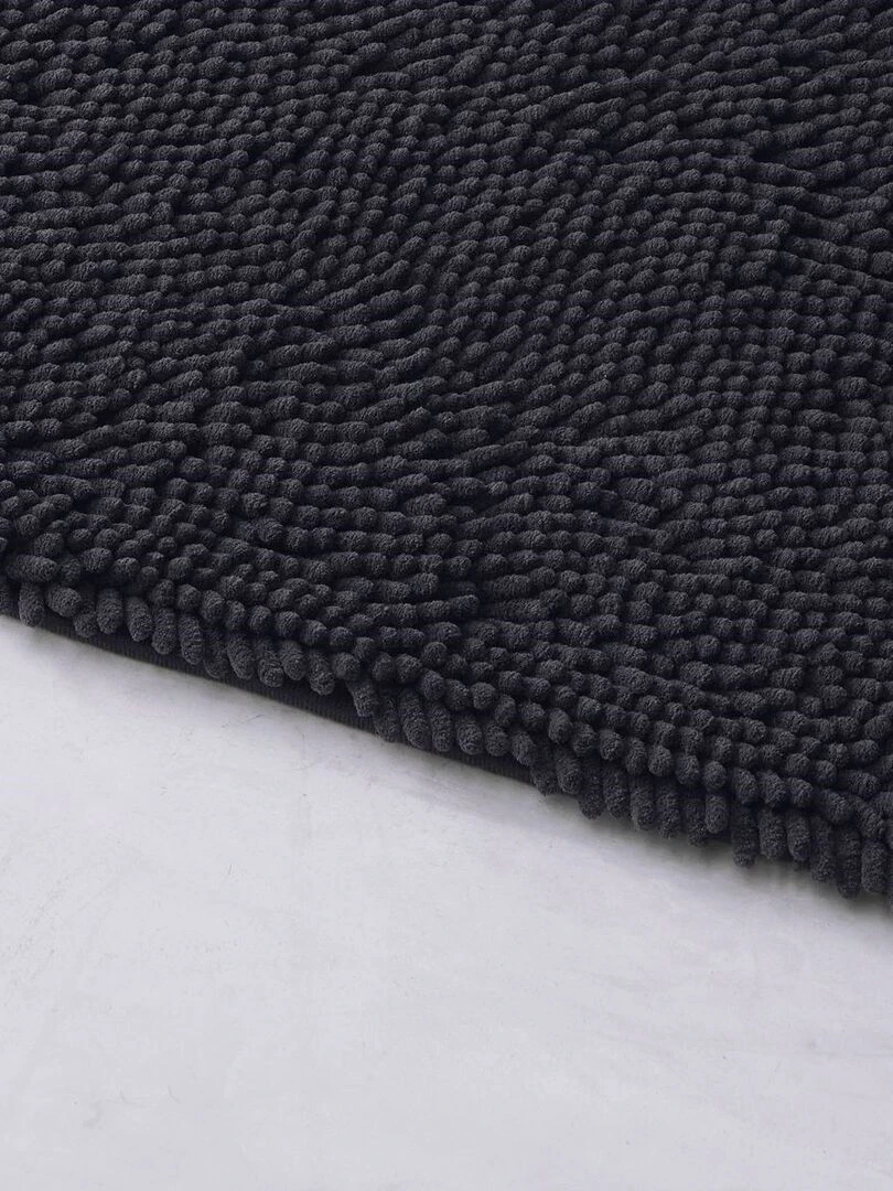 Tapis De Bain Mèche Uni 'essential' 'today'   gris anthracite