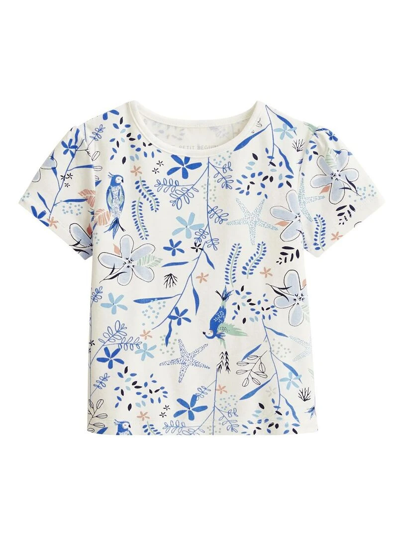 Lot de 2 t shirts bébé manches courtes Océan d'amour   Bleu