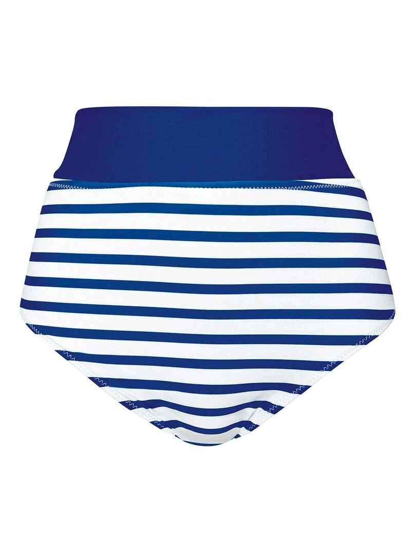 Culotte haute MARINIERE Brigitte Bardot Bain Bleu