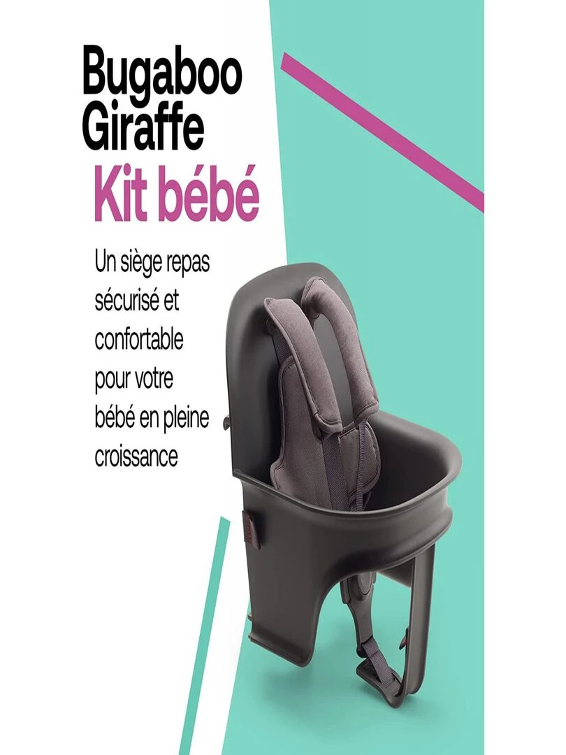 Assise bébé grise (Baby Set) pour chaise haute Bugaboo Giraffe Gris