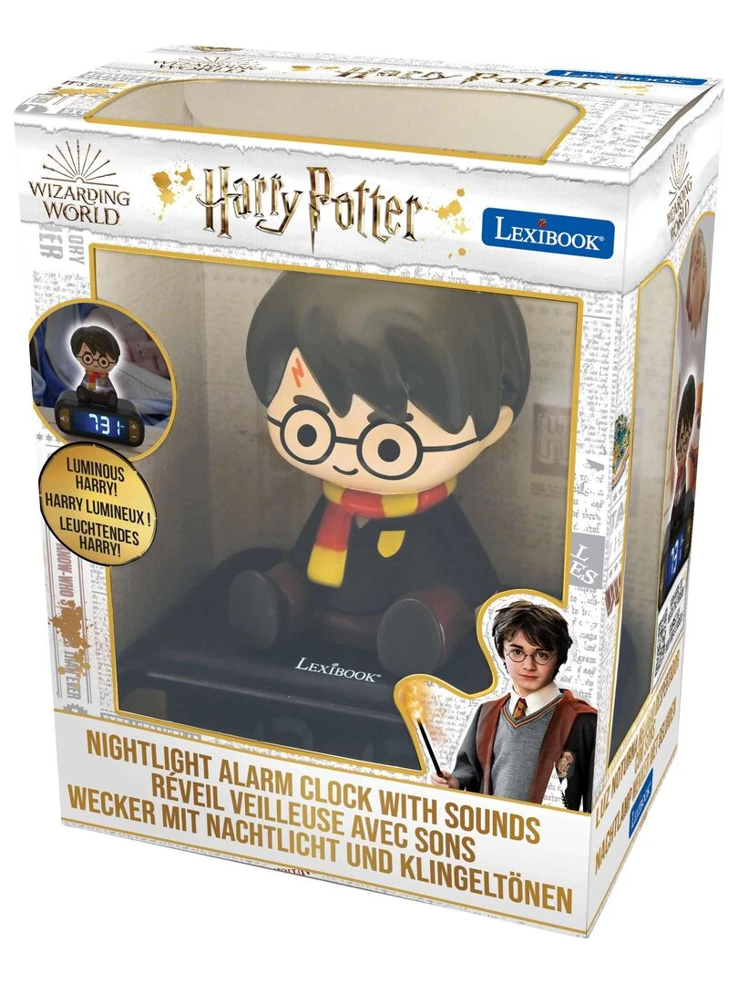 Réveil Digital Avec Veilleuse Lumineuse Harry Potter En 3d Et Effets Sonores   N/A