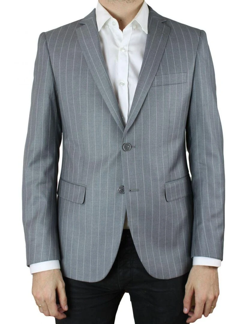 Veste rayé Lordissimo Gris