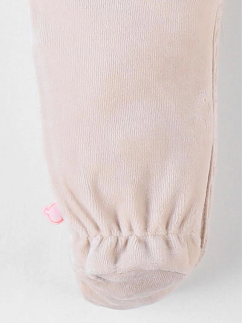 Pyjama 1 pièce licorne en velours    Noukie's   Beige