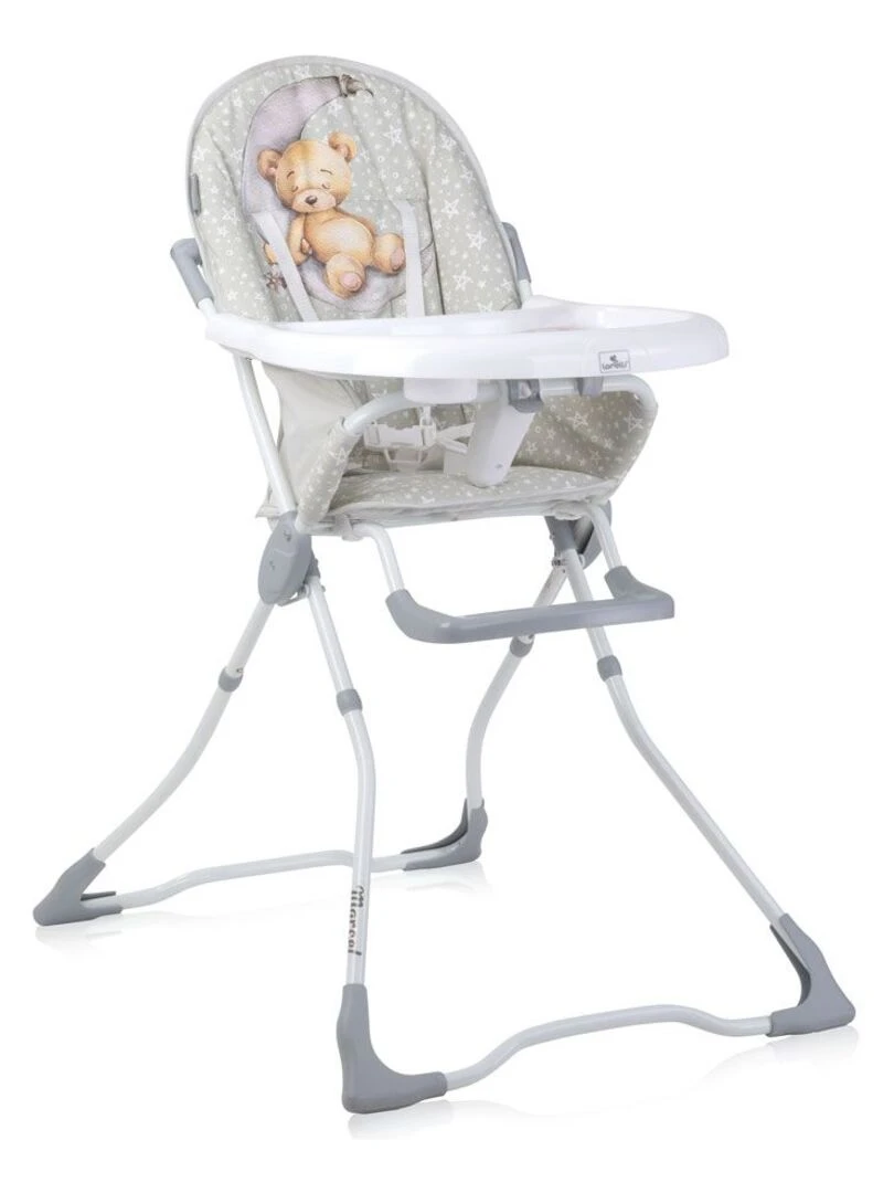 Chaise Haute pour bébé MARCEL Lorelli gris Gris