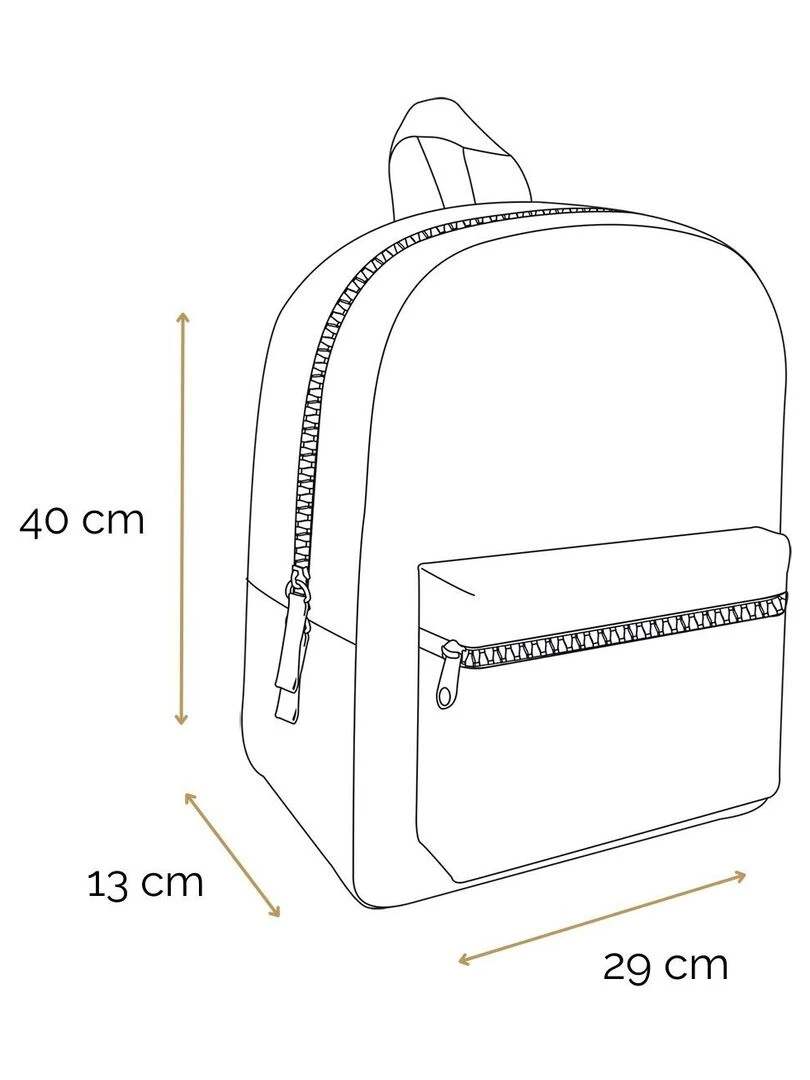 BAGTROTTER Sac à dos 1 compartiment Offshore Noir Mimosa   Noir