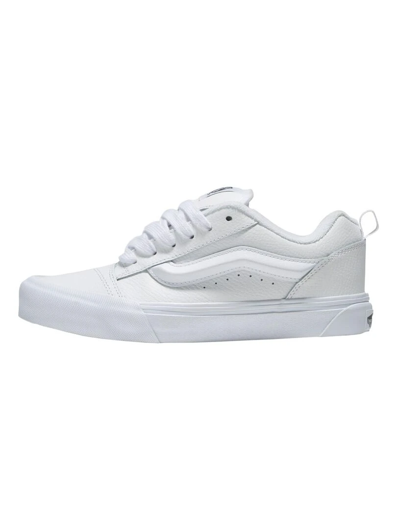 Basket Cuir Vans Knu Skool Blanc