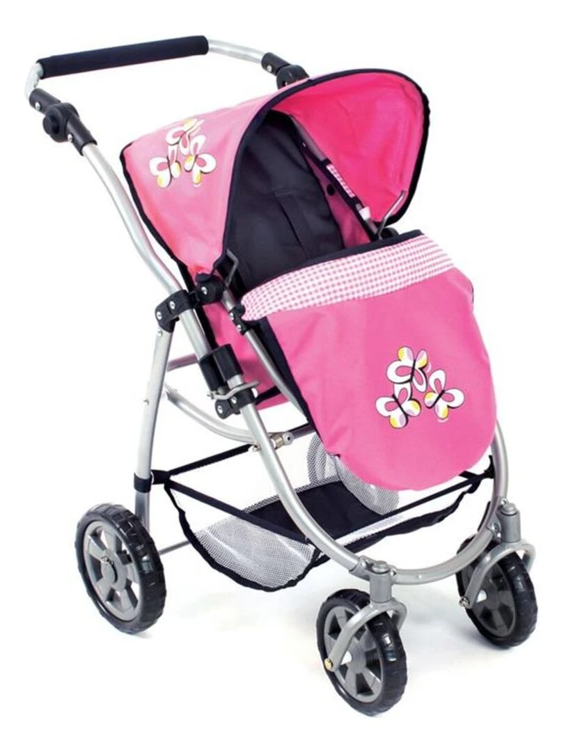 La poussette combinée 3 en 1 EMOTION "ALL IN"   Marine et rose.   N/A