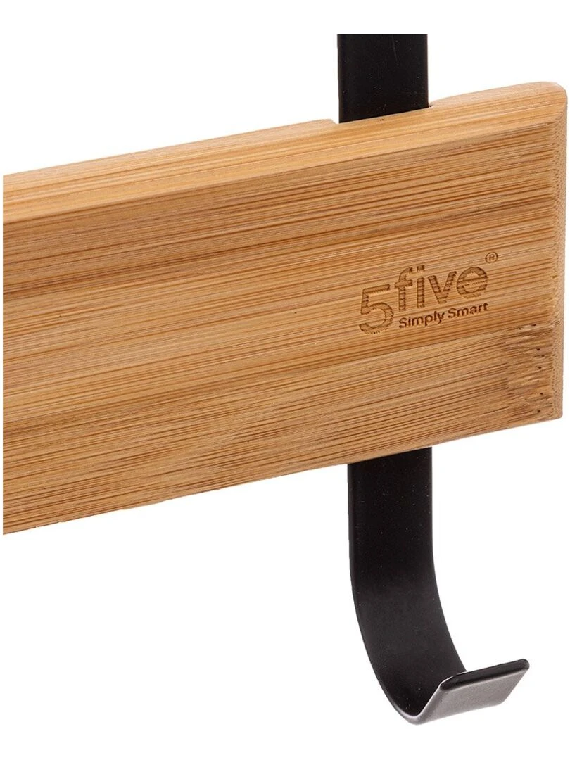 Porte serviette pour porte Natureo noir Noir