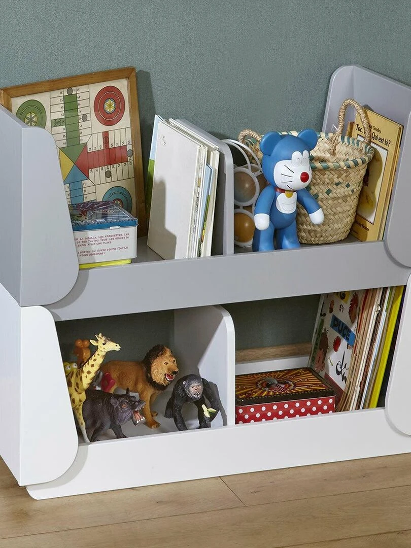 Etagere empilable Piki AKITEN RETAIL Gris