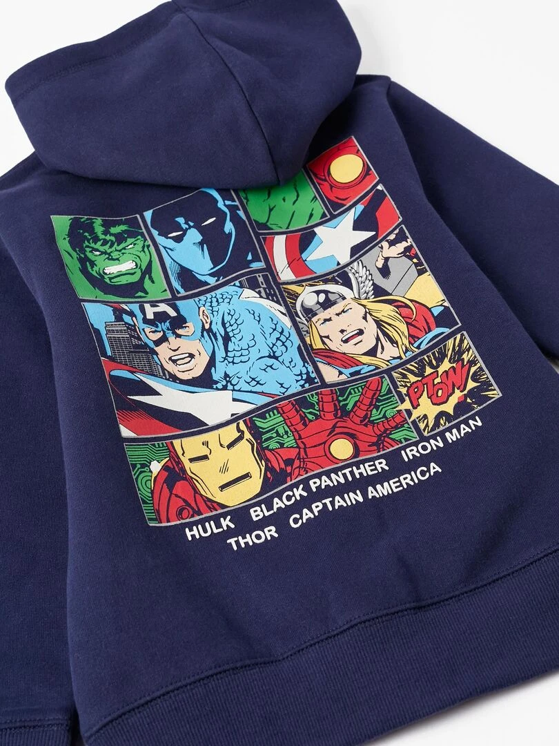 Veste zippée à capuche pour garçon 'Marvel'   MARVEL AVENGERS   Bleu foncé