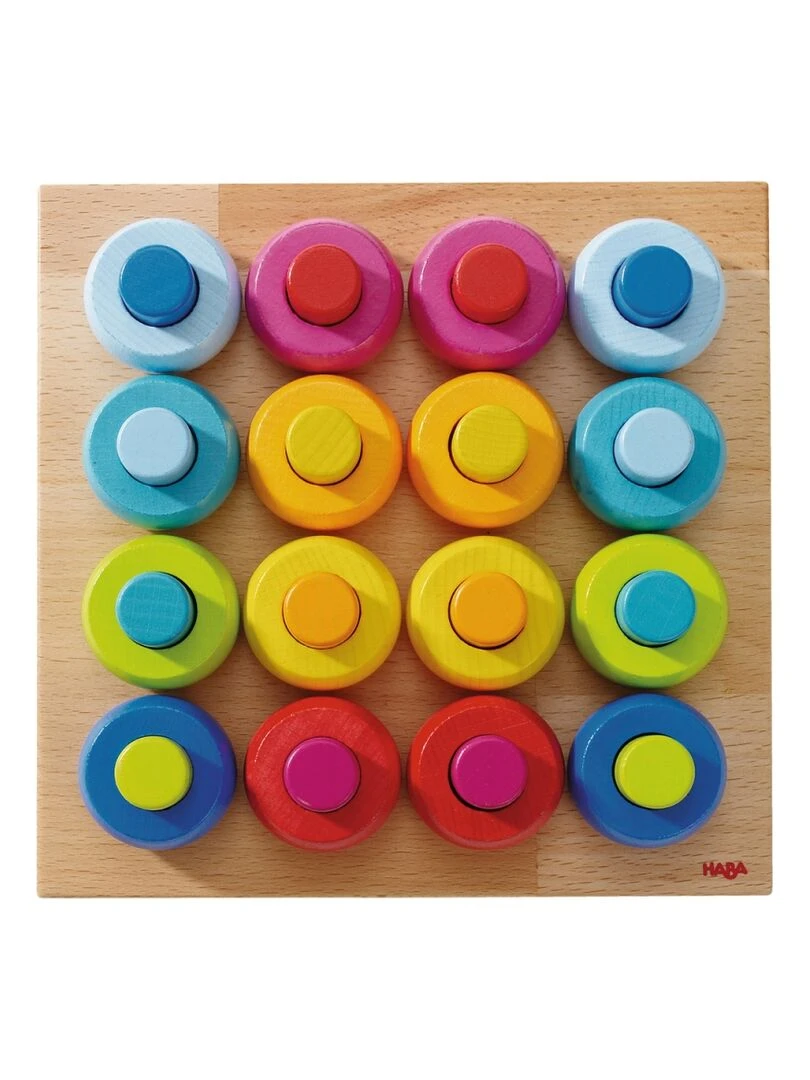 Jeu à enficher Anneaux multicolores HABA N/A