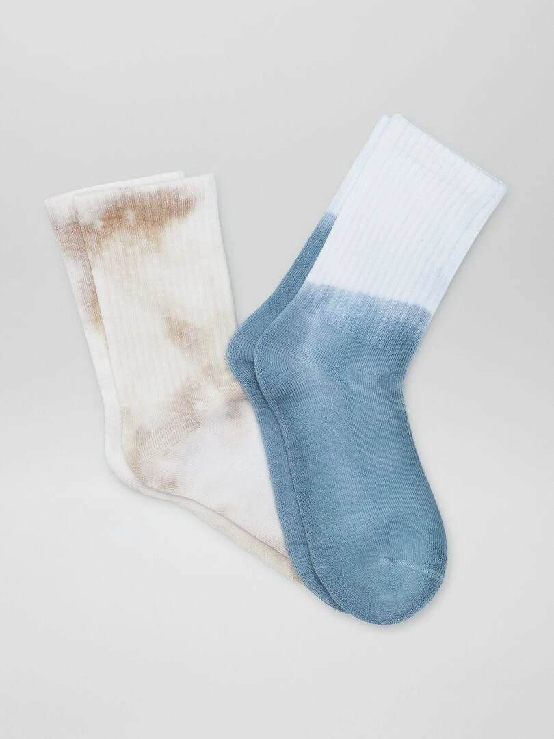 Lot de chaussettes imprimées 2 paires BEIGE