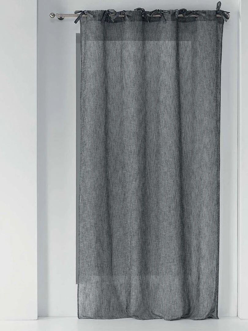 Voilage Charlotte   gris anthracite