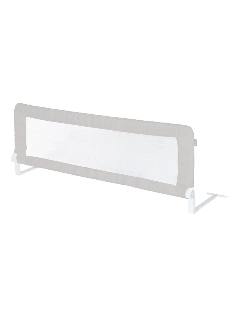 ROBA Barrière de Lit Bébé et Enfant "Klipp Klapp" 100 cm Antichute et Rabattable Gris Gris Blanc