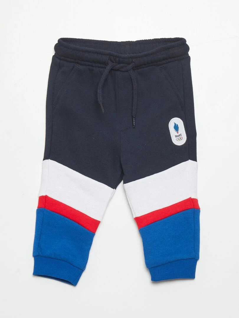 Jogging molleton Equipe de France Olympique et Paralympique Bleu marine