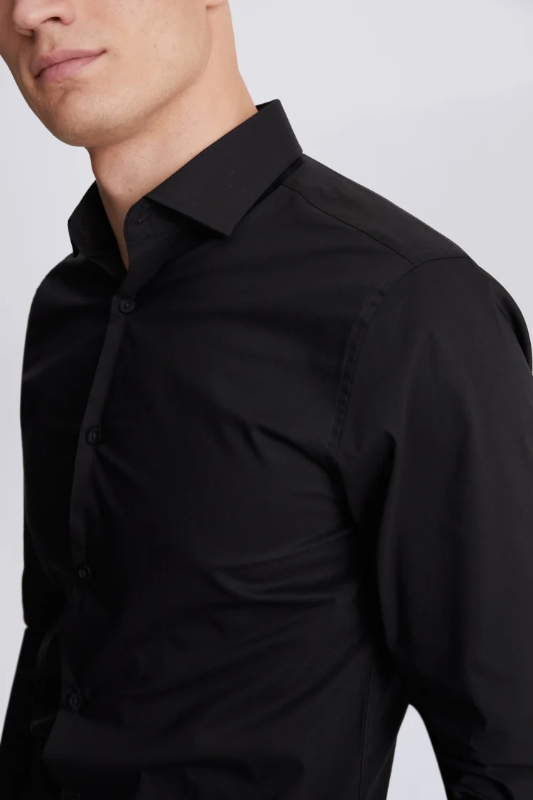 Tailored Fit Light Blue Stretch Shirt   Buy Online at Moss