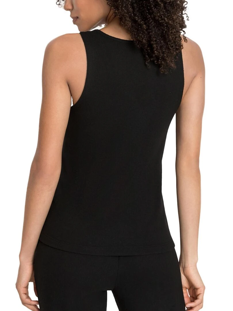 Top loungewear Strick Noir