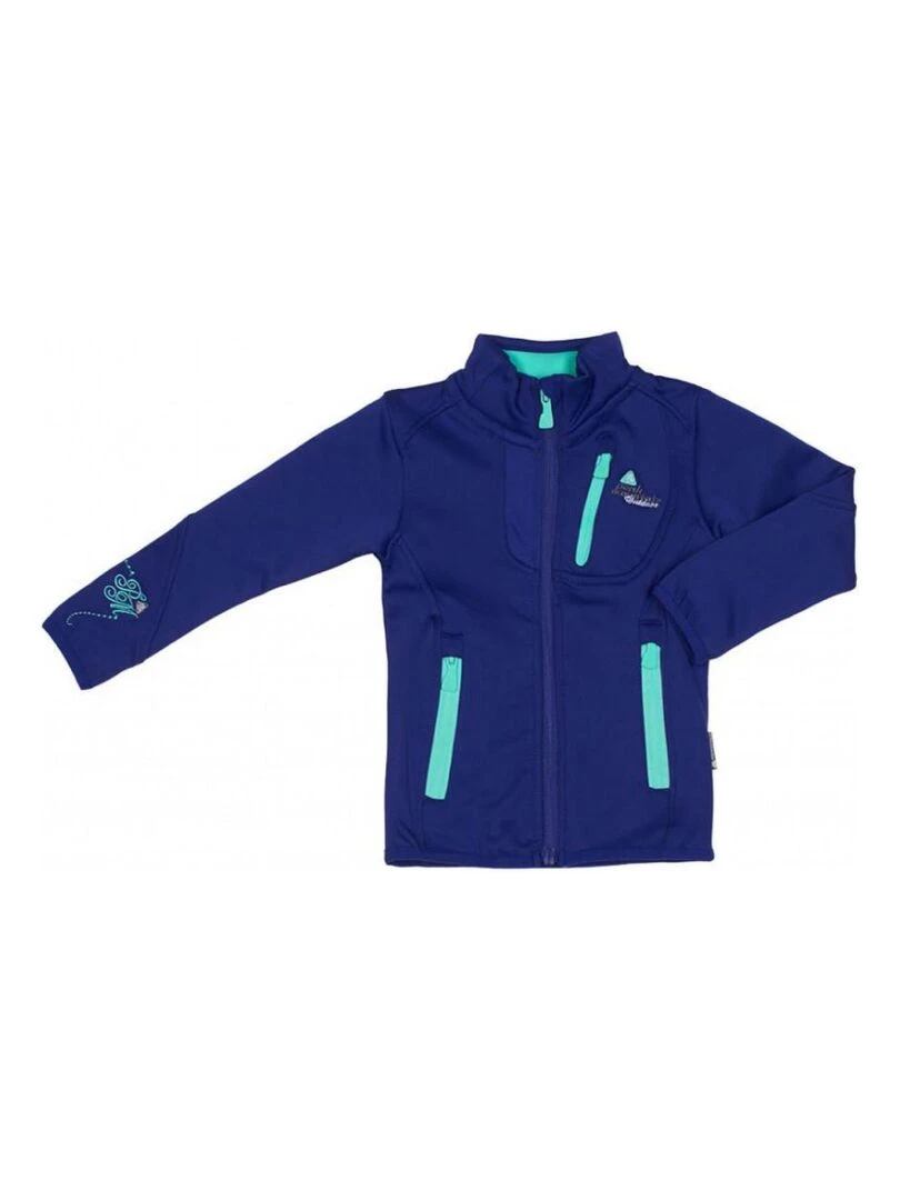 Blouson polarshell fille FAYNUR PEAK MOUNTAIN Bleu