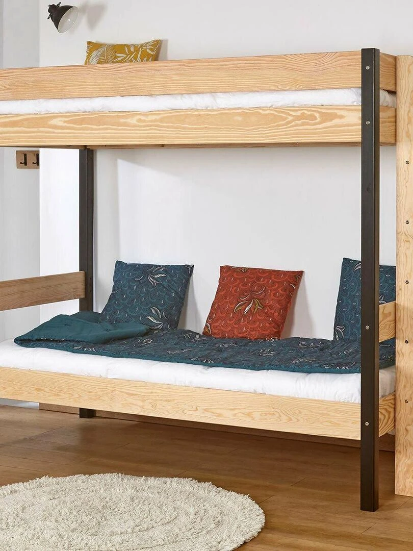 Lit superposé Jamy   AKITEN RETAIL   Marron
