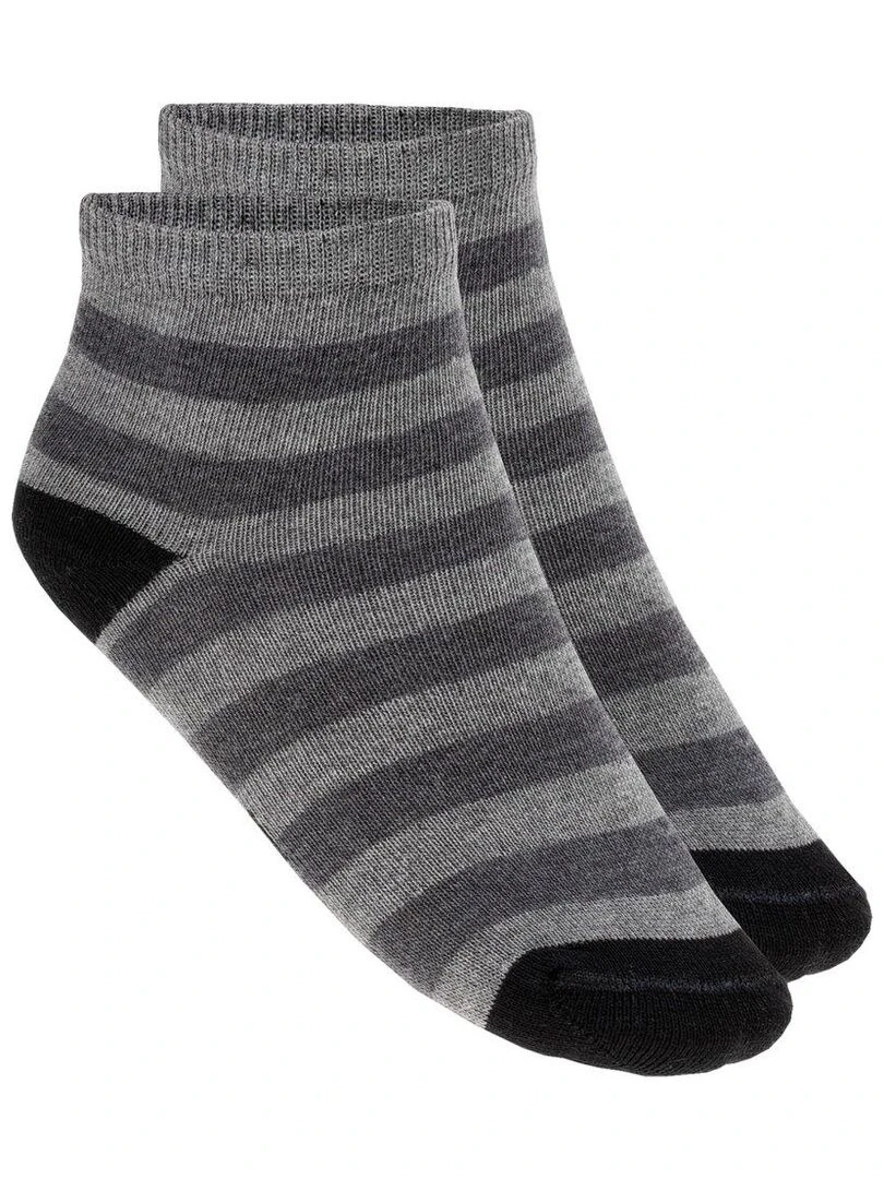 Bejo   Socquettes CALZETTI   Gris chiné