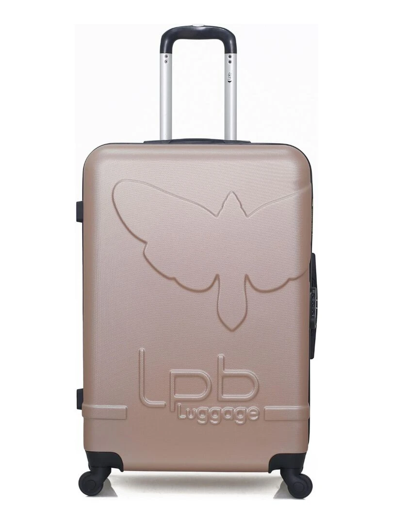 LPB LUGGAGE   SET DE 3 ABS NORINE A 4 ROUES   Rose