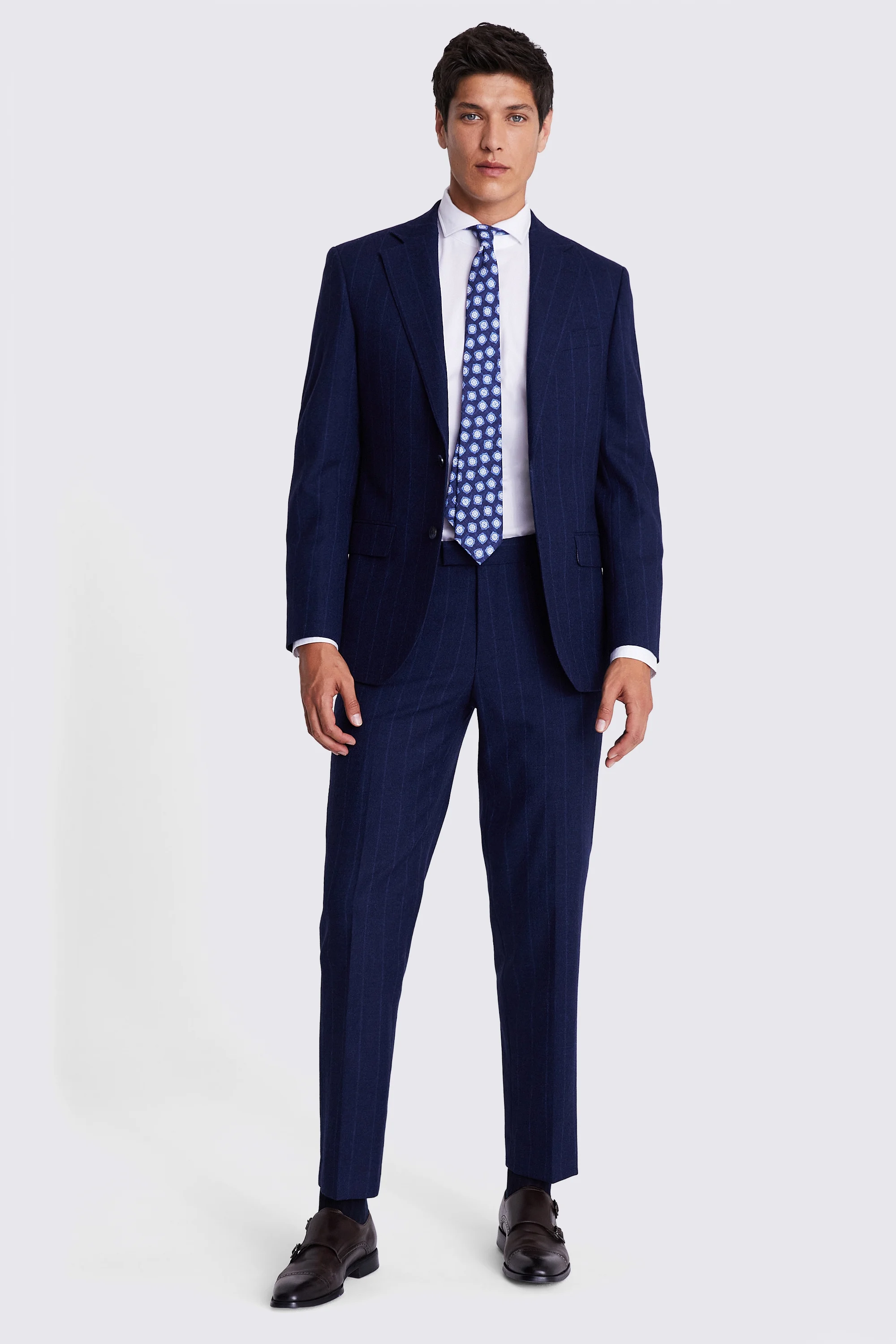 Ted Baker Tailored Fit Navy Check Jacket    Buy Online at Moss