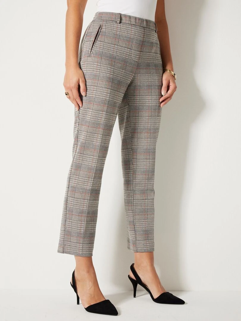 Pantalon 7/8ème maille milano Damart Marron