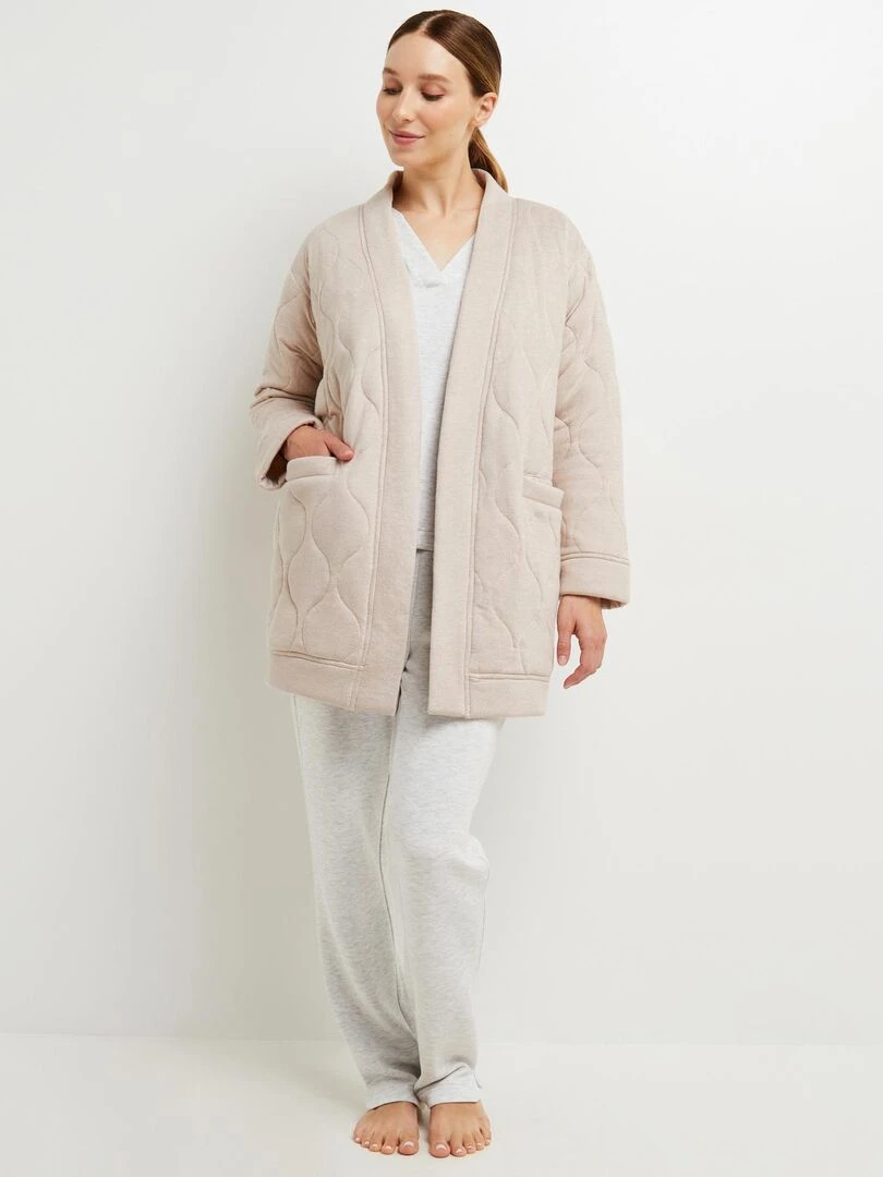 Veste maille Celestine RougeGorge Lingerie Beige