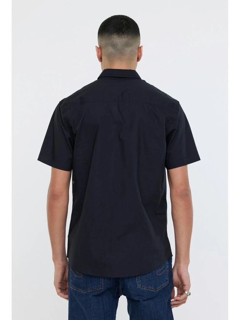 Lee Cooper   Chemise manches courtes coton regular DRIMO MC   Noir