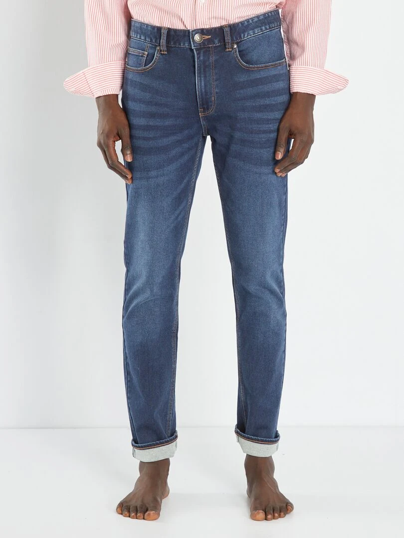 Jean slim stretch L32   Brut