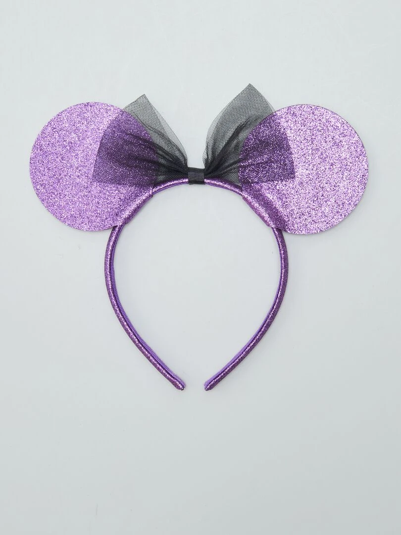 Serre tête 'Minnie' 'Halloween'   Violet
