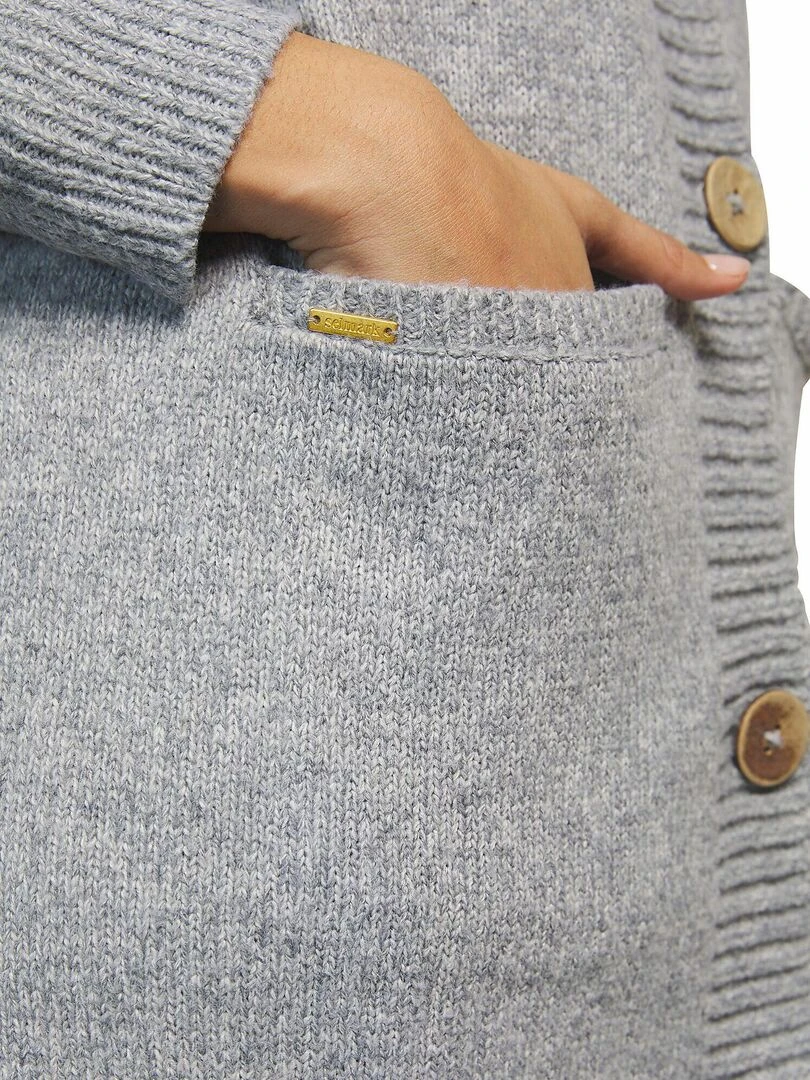 Veste cardigan Complementos Petalos   Gris