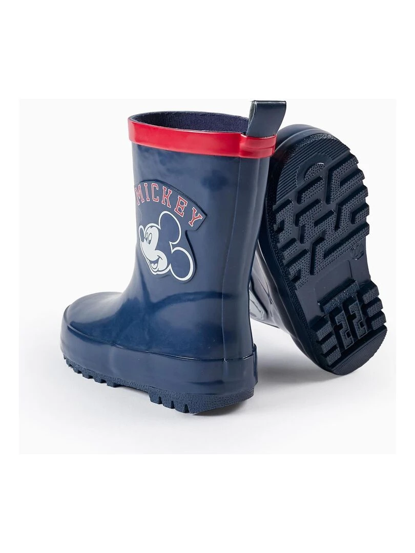 Bottes en Caoutchouc pour Bébé Garçon 'Mickey'   MICKEY   Bleu foncé