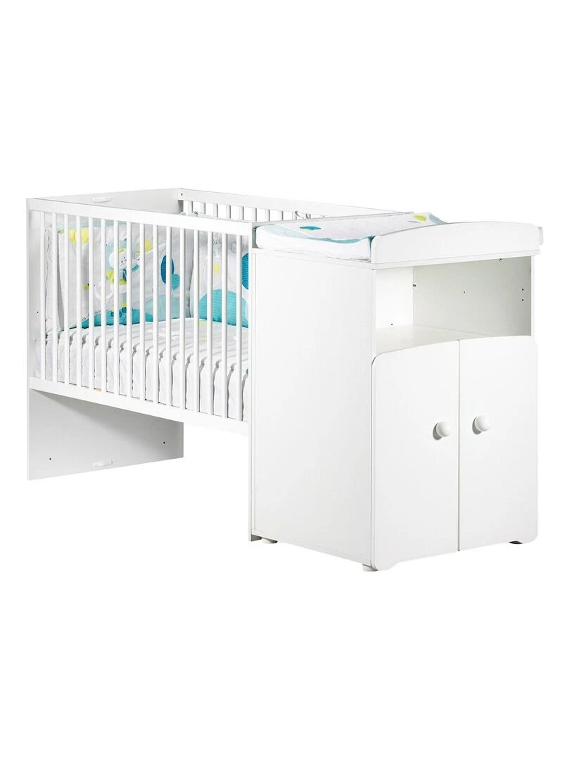 Lit combiné BASIC BABYPRICE Blanc