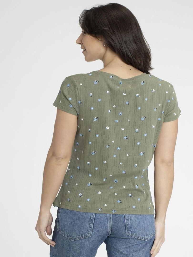 T shirts rond KIKA   Gérard Pasquier   Kaki