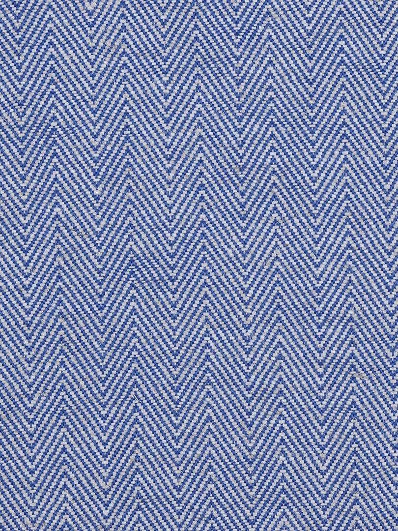 Coussin d'ameublement à chevrons Bleu