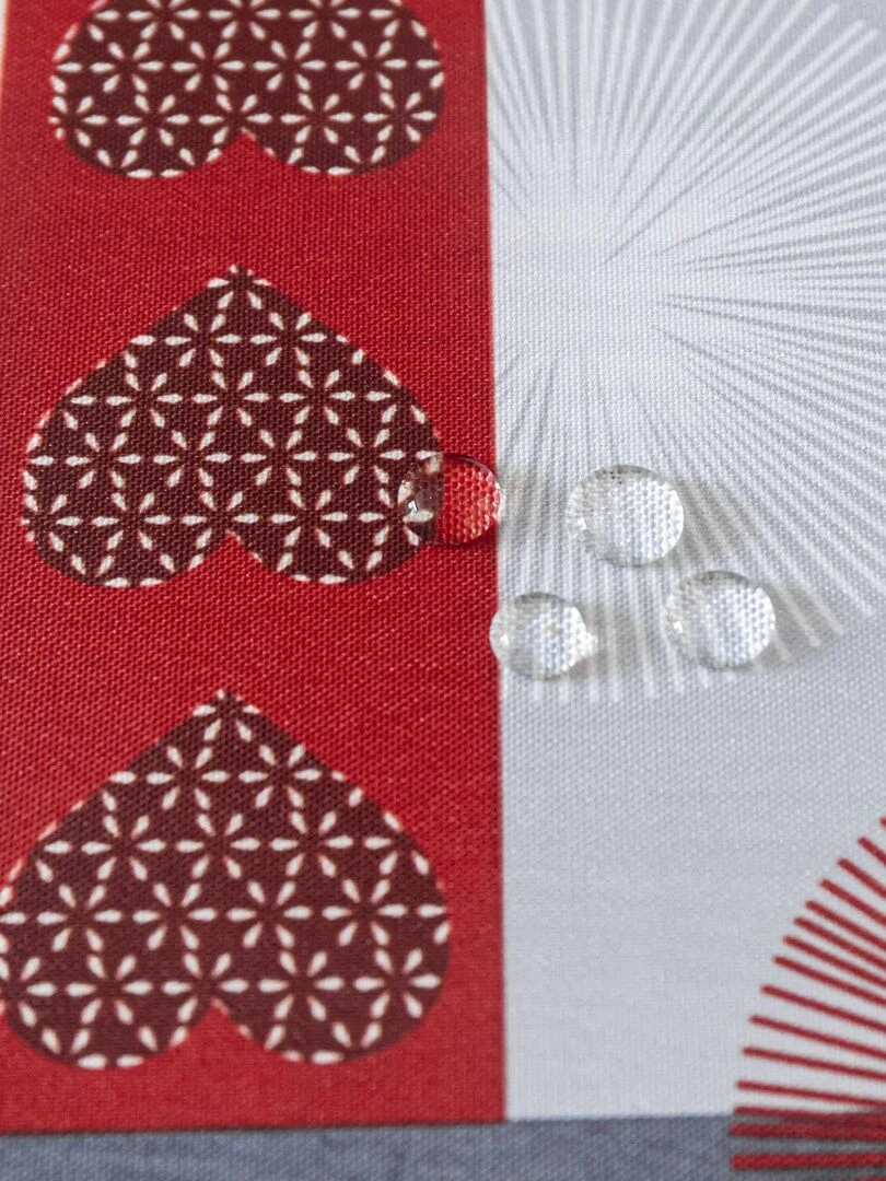 Nappe rectangulaire esprit romantique   Rouge