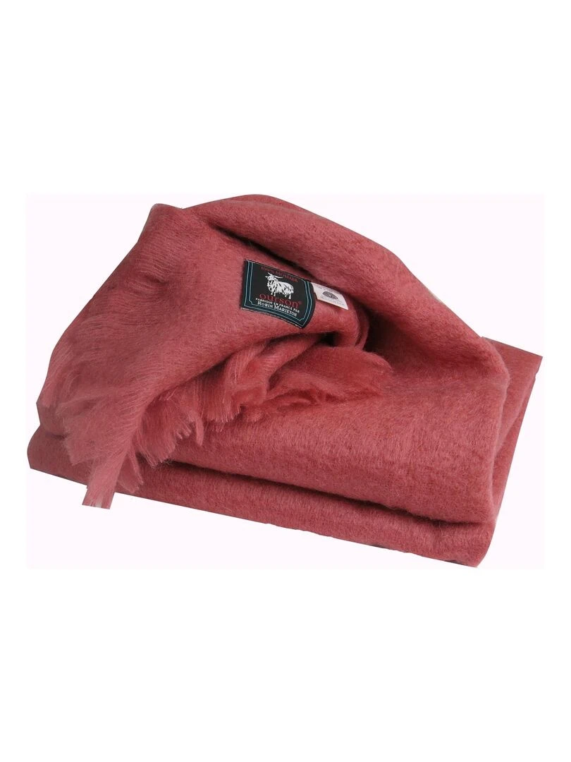 Couverture en 100 % pure Mohair 320g/m2 Rose foncé