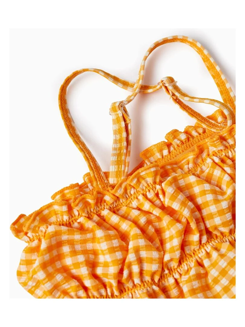 Maillot de bain Vichy pour Bébé Fille  MATISSE   Jaune