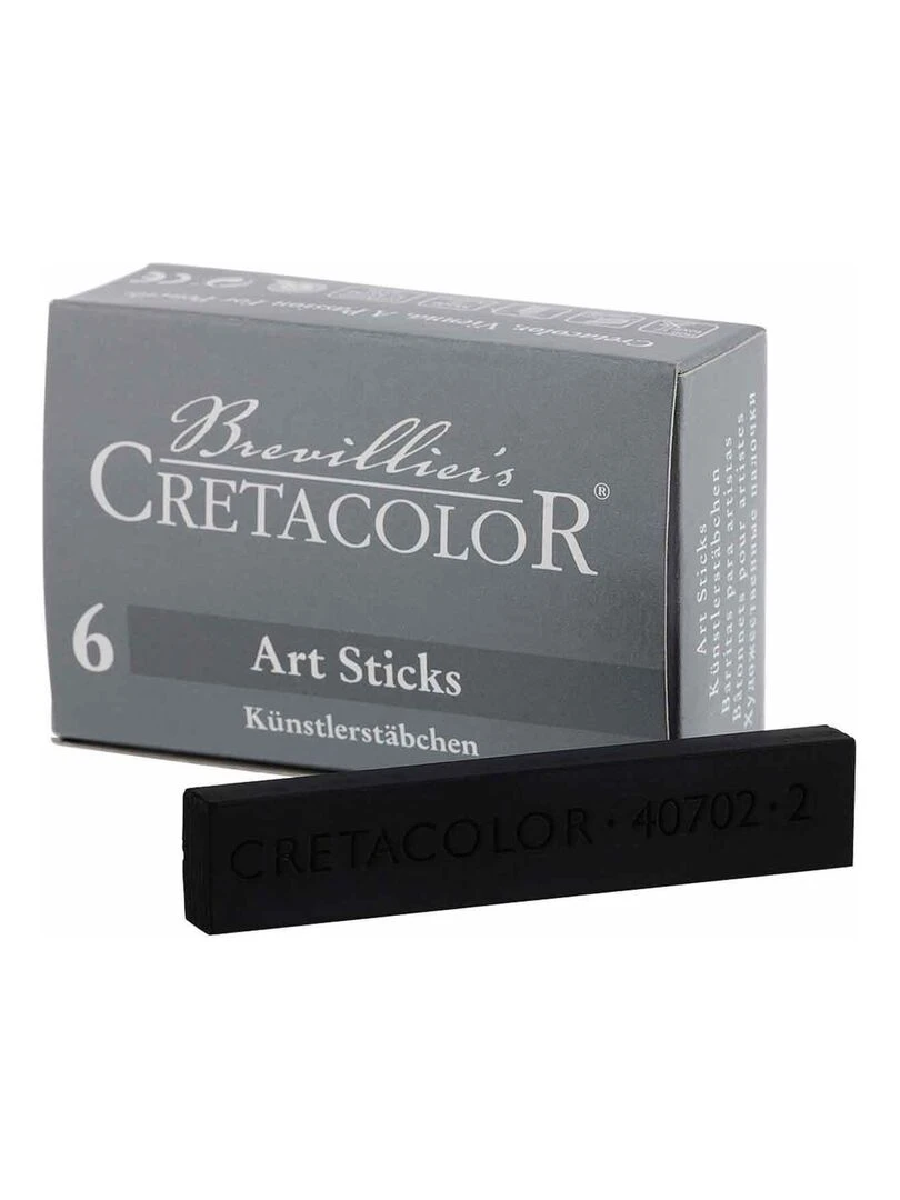 6 fusains noirs pour Esquisse 1 4 x 0 7 cm   N/A